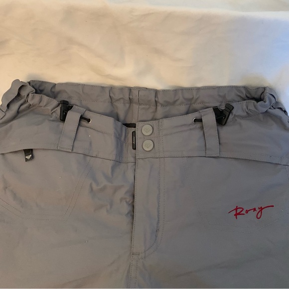 Roxy Snowboard / Ski Gray Pants Medium M - Picture 10 of 12